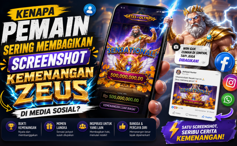 Fenomena screenshot kemenangan kakek zeus di media sosial