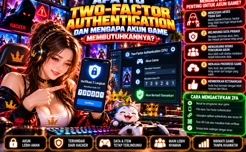 Apa Itu Two-Factor Authentication dan Mengapa Akun Game Membutuhkannya?
